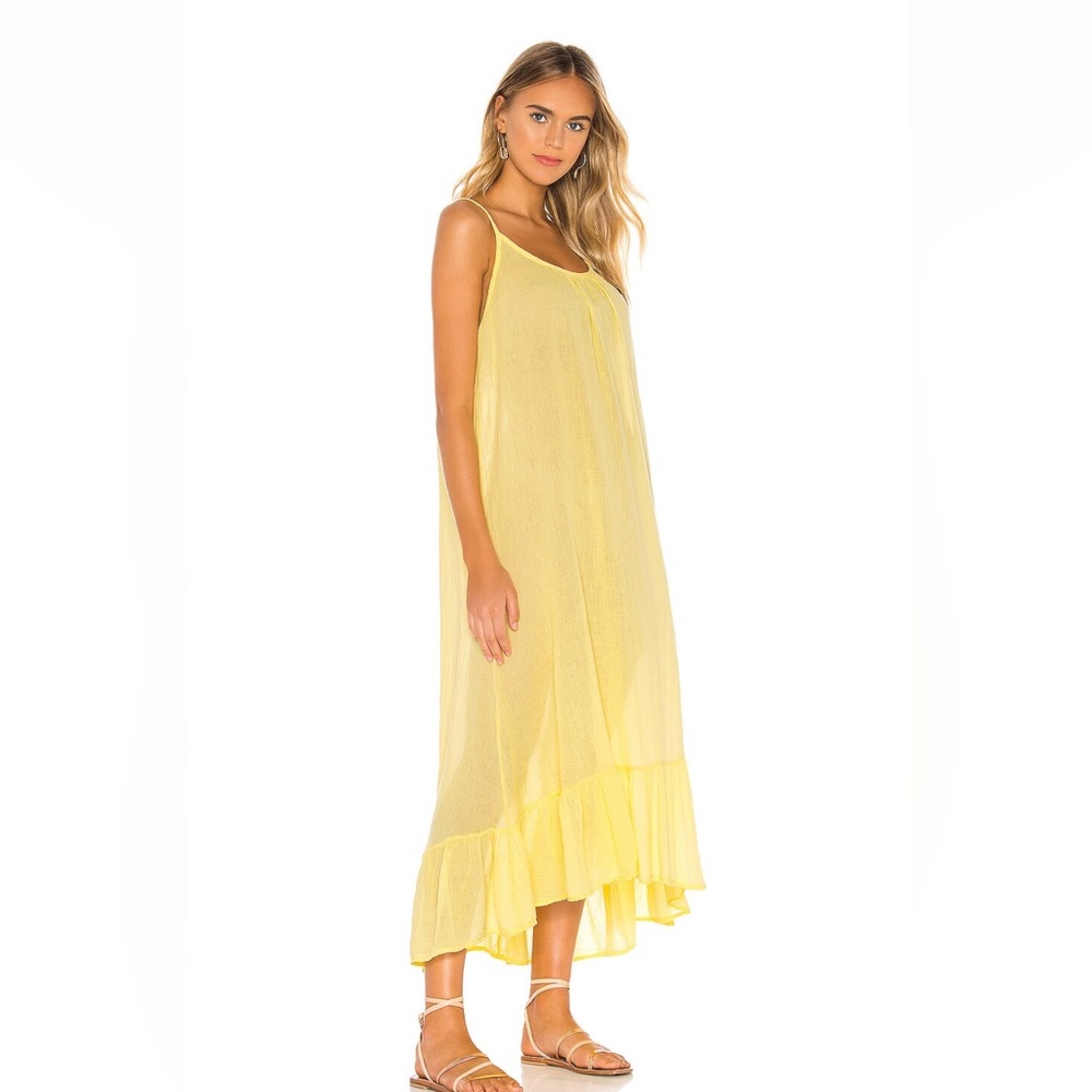 Bobi- gauze midi dress